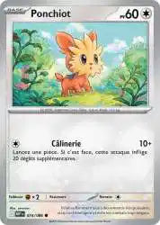 Ponchiot 074/086 Pokeball - EV10.5 - MINT