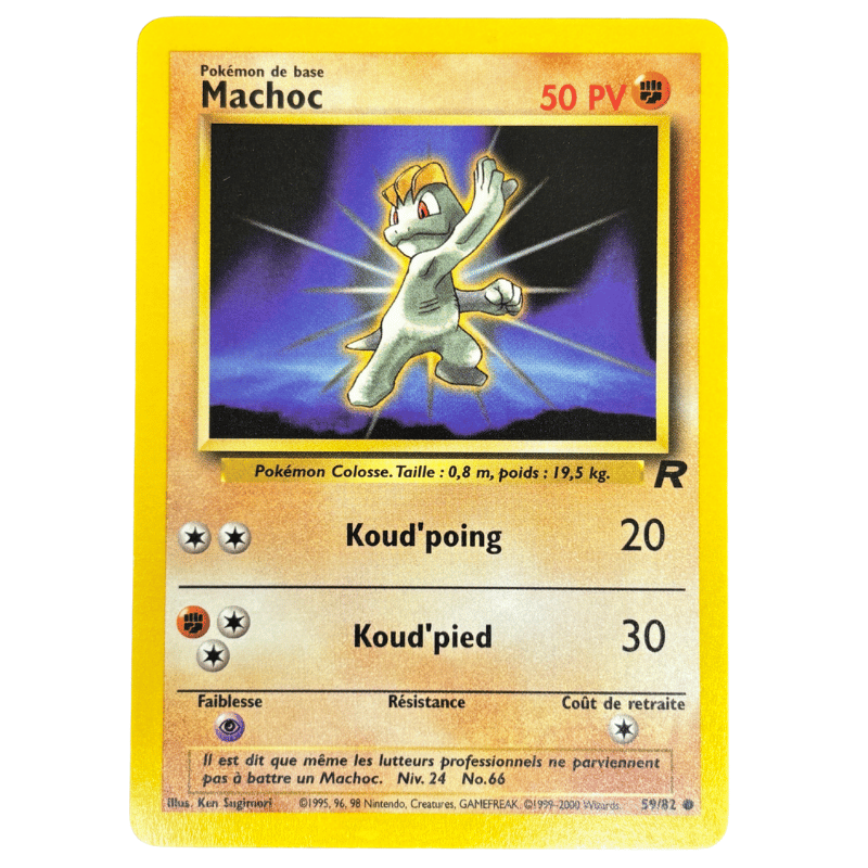 Machoc 59/82 - Team Rocket - NM