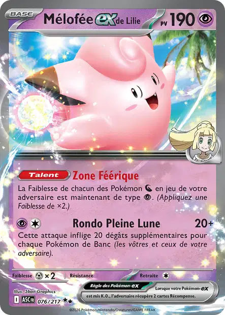Mélofée ex de Lilie 076/217 Héros Transcendants