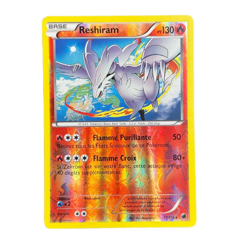 Reshiram 17/116 Glaciation plasma – NM