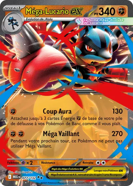 Méga-Lucario ex 077/132 Méga-évolution