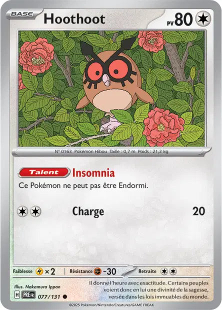 Hoothoot 077/131 - Pokeball Évolution Prismatique