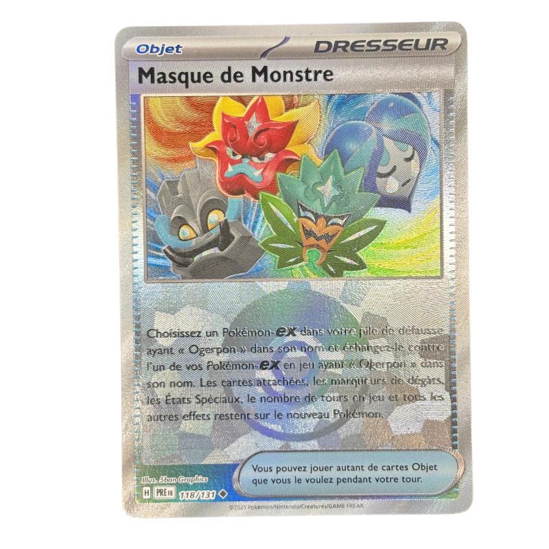 Masque de Monstre 118/131 - Pokeball Évolution Prismatique