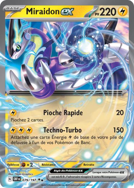 Miraidon-ex 079/197 - Flammes Obsidiennes