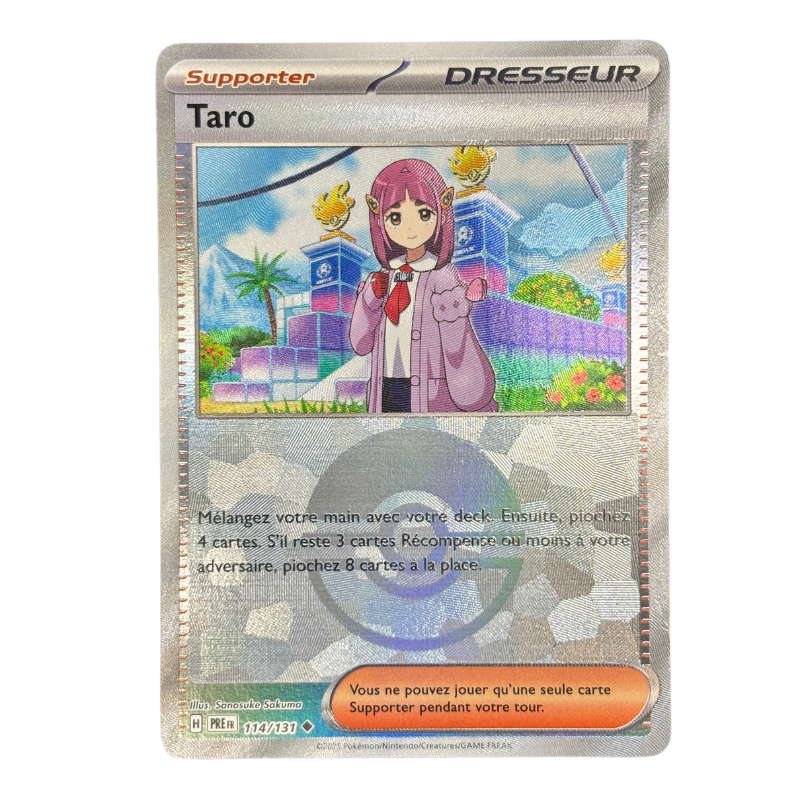Taro 114/131 - Pokeball Évolution Prismatique