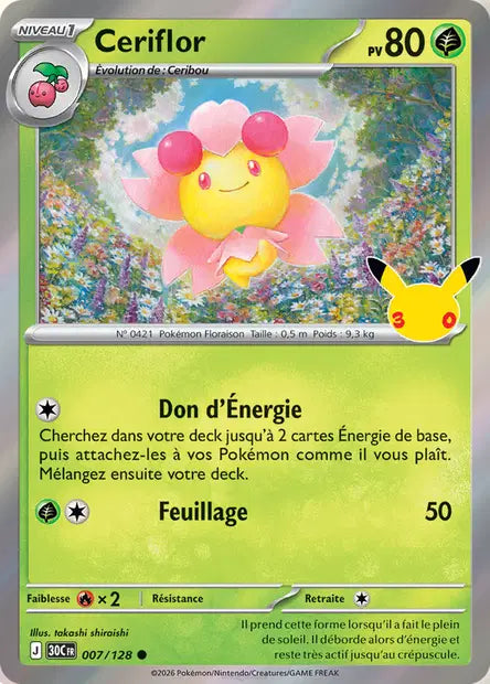 Ceriflor 007/128 30ème anniversaire