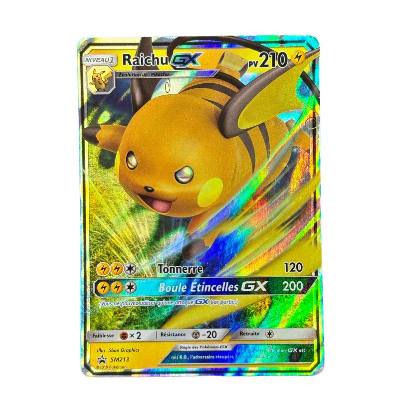 Raichu GX SM213 - Promo Soleil & Lune - EXC+
