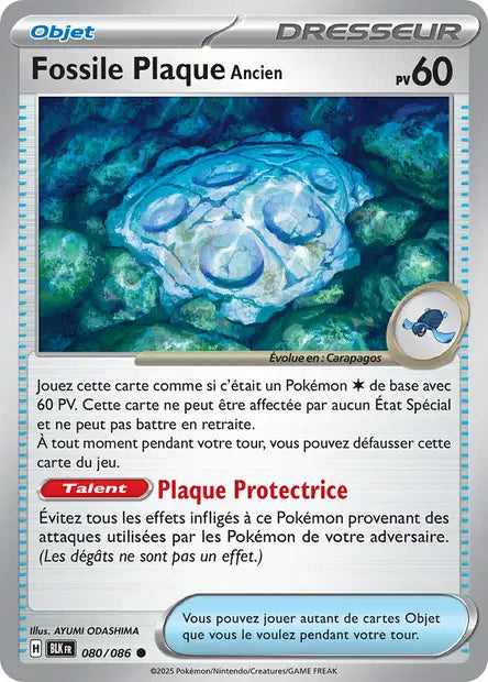 Fossile plaque 080/086 Foudre Noire – Pokeball