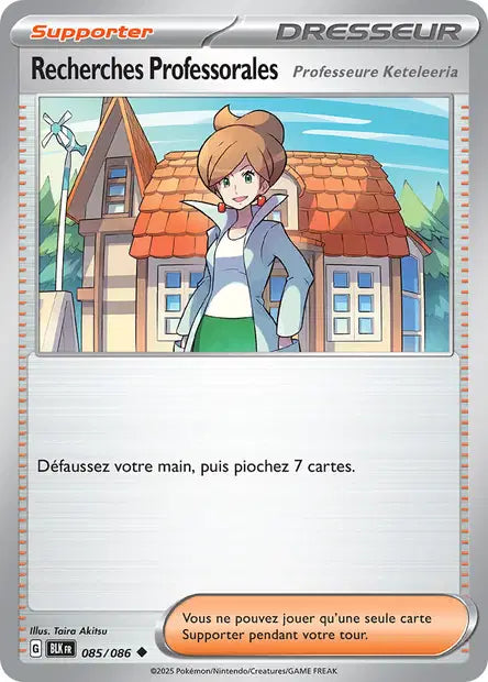recherches Professorales 085/086 Foudre Noire – Pokeball