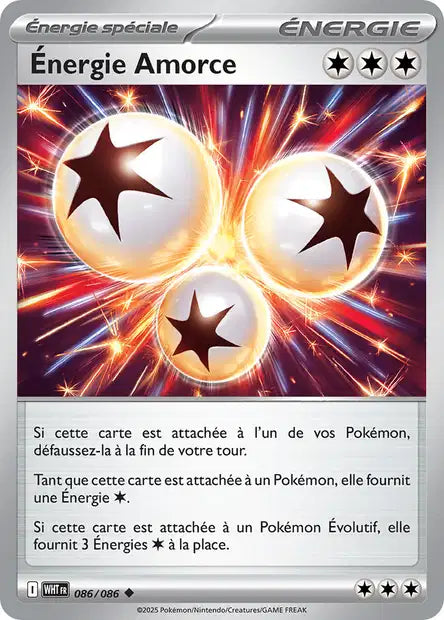 Energie Amorce 86/86 Flamme blanche – Pokeball