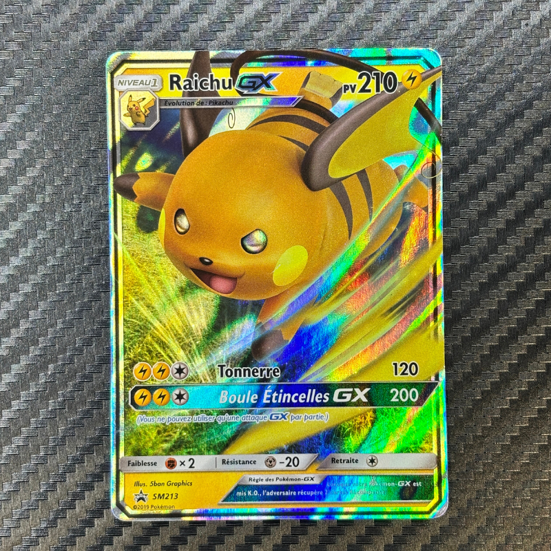 Raichu GX SM213 - Promo Soleil & Lune - EXC+