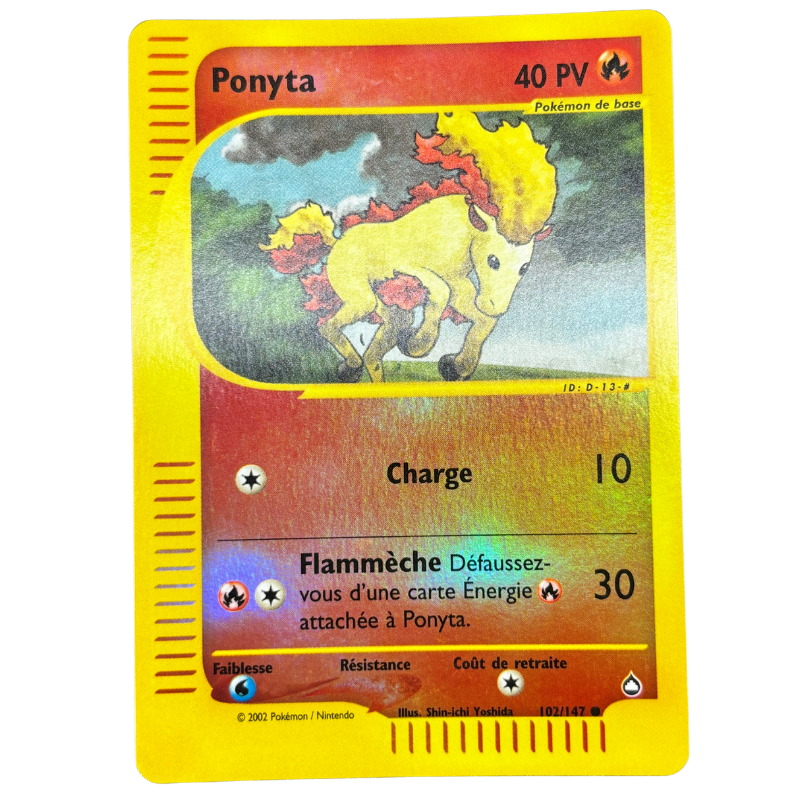 Ponyta 102/147 ( reverse )  - Aquapolis