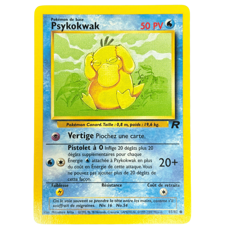 Psykokwak 65/82 - Team Rocket - NM