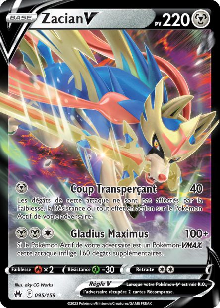 Zacian-V 095/159 - Zénith Suprême