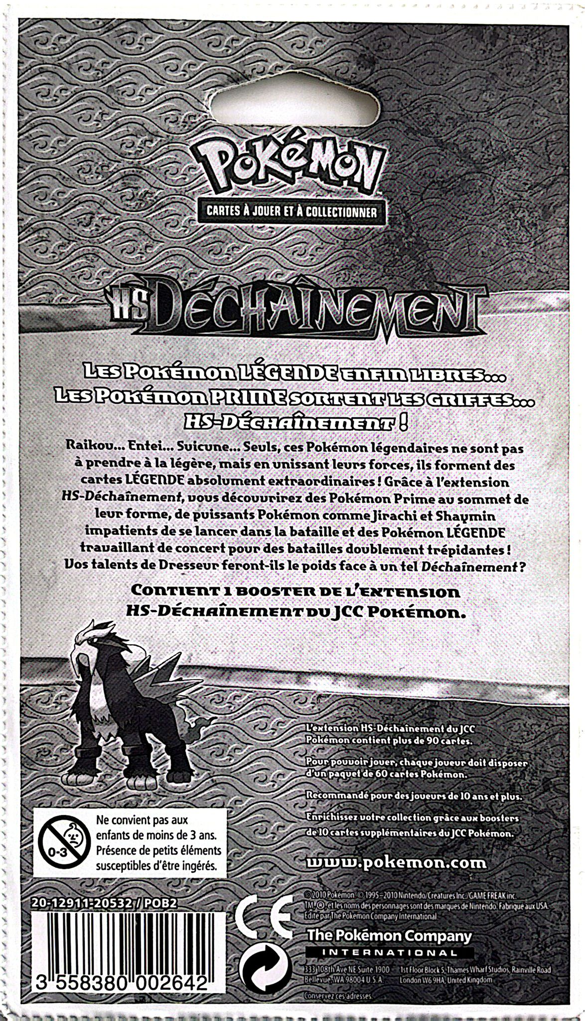 Blister HS Déchaînement (Suicune) *