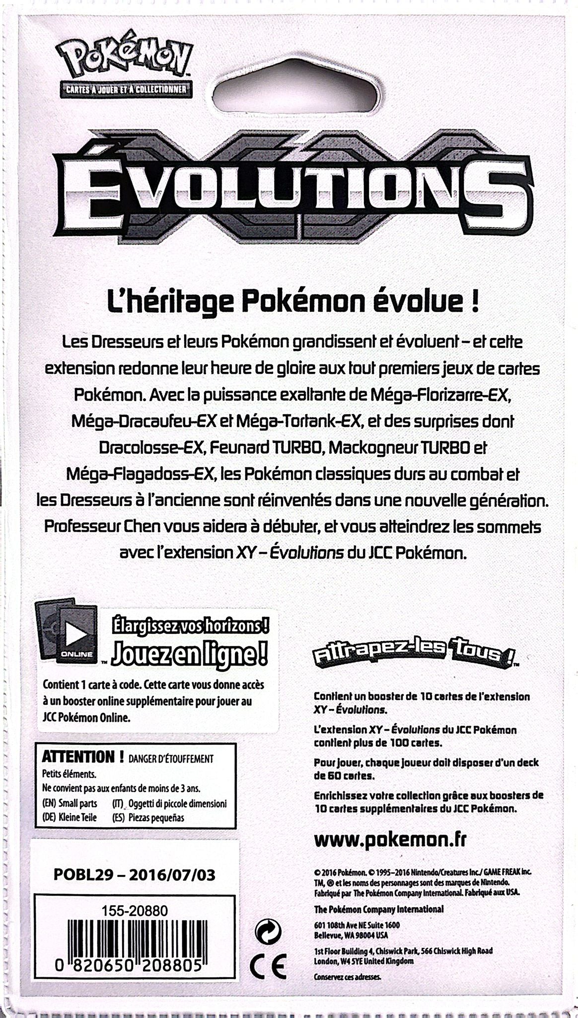 Blister XY Évolutions (Dracaufeu) *