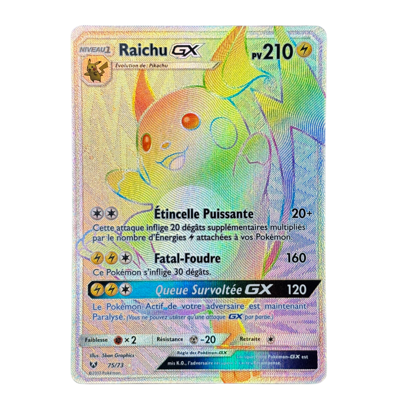 Raichu GX 75/73 - Légendes Brillantes