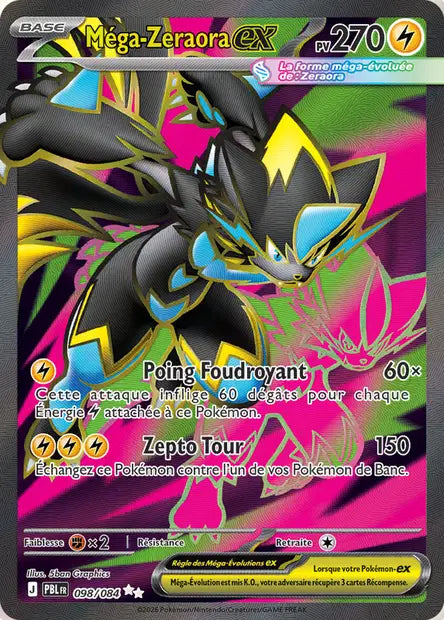 Méga-Zeraora-ex 098/084 - Nuit Noire