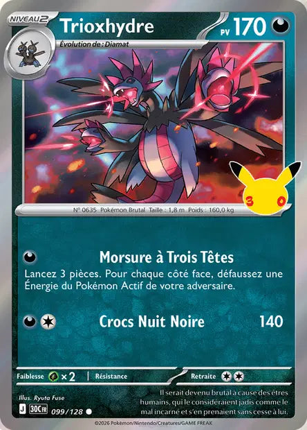 Trioxhydre 099/128 30ème anniversaire