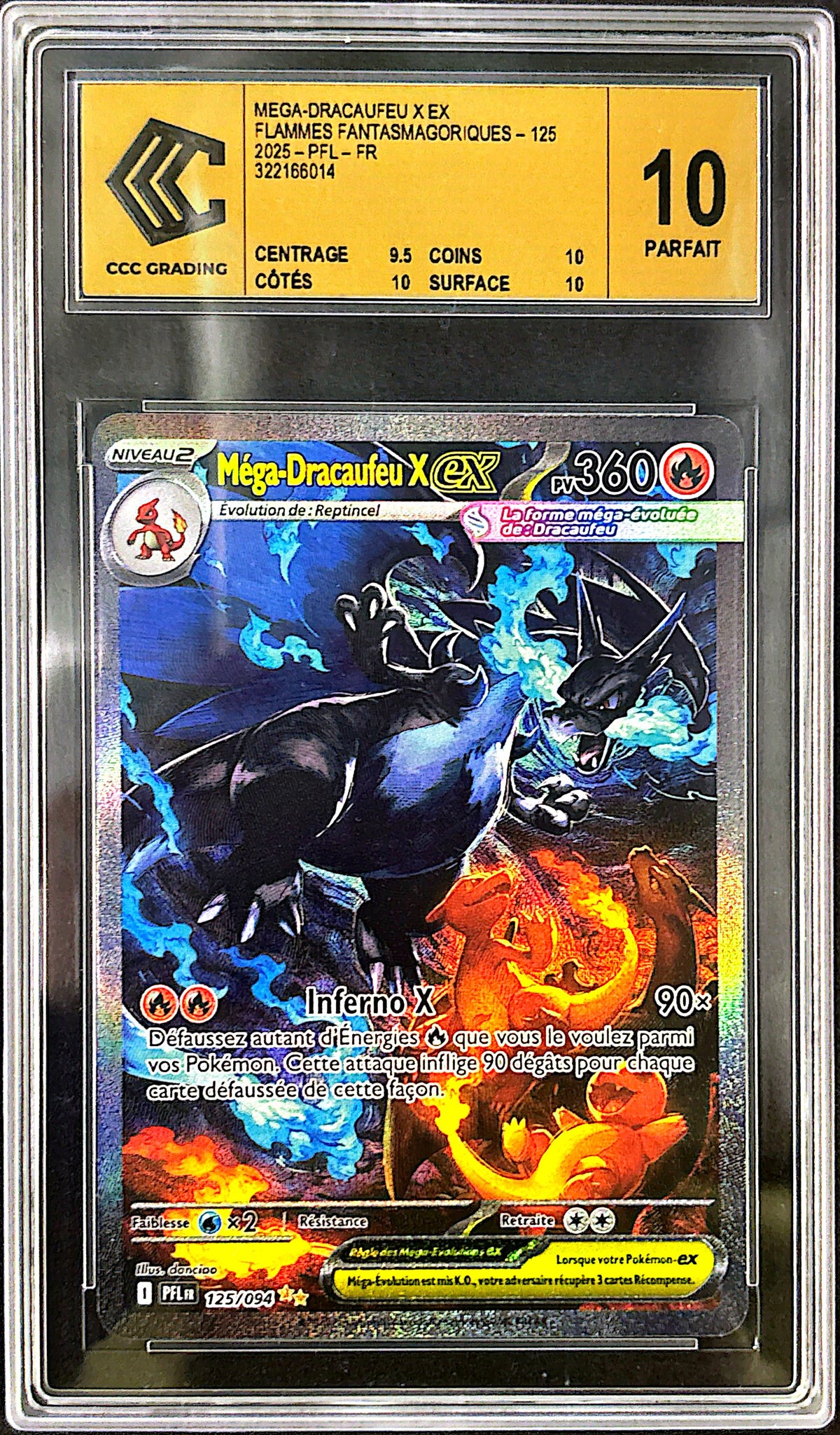 Mega Dracaufeu 125/094 CCC 10 GOLD