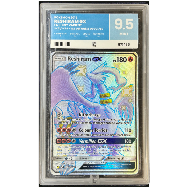 Reshiram GX sv51/sv94 - Pure Grading 9.5