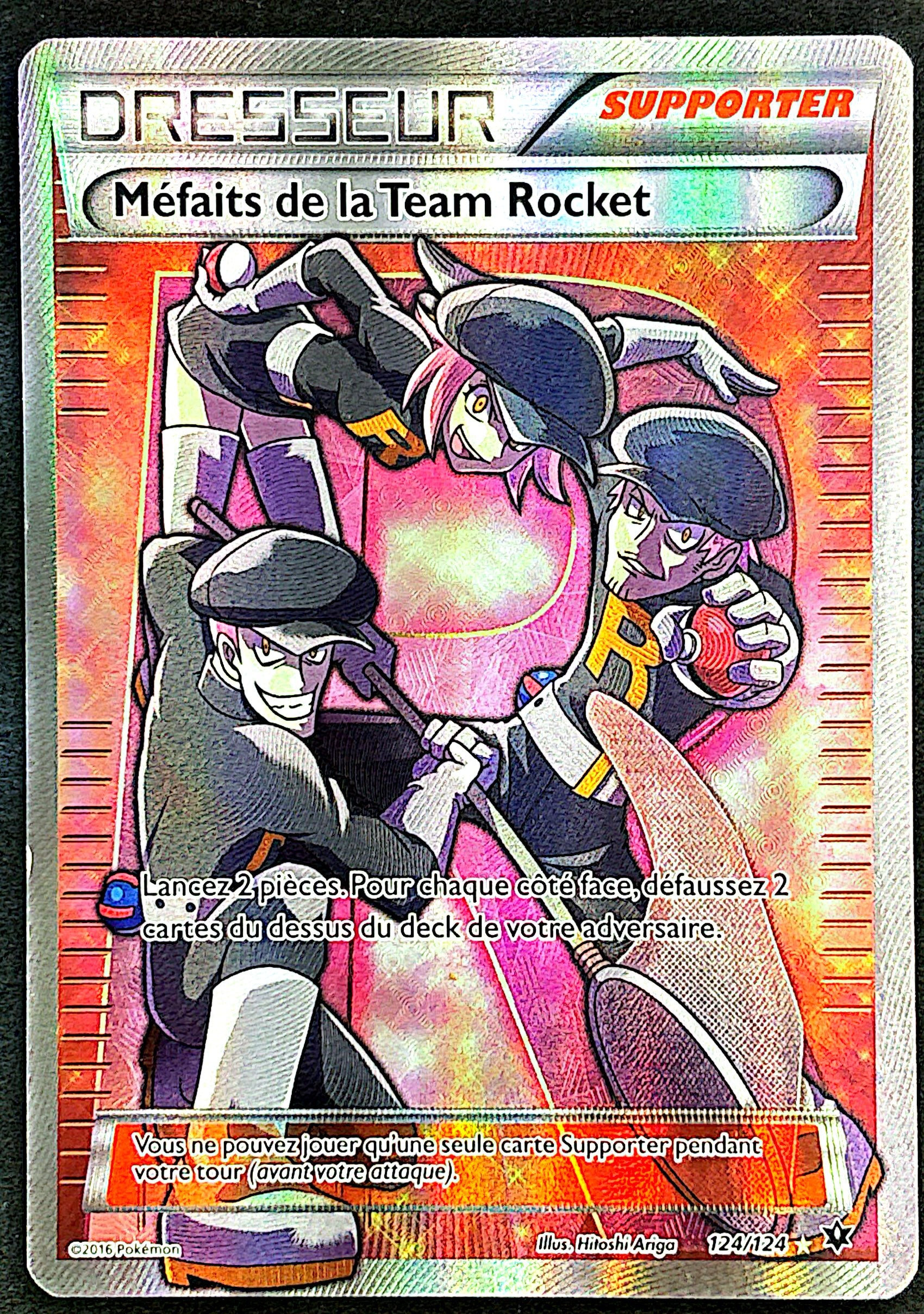 Méfaits de la Team Rocket 124/124  Impact du destin – EXC+