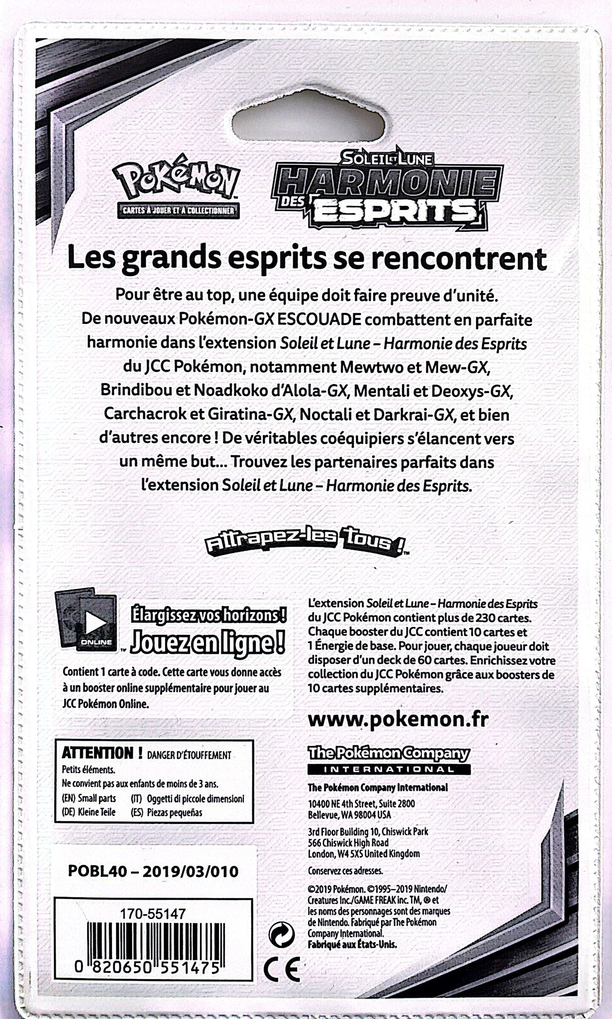 Blister Harmonie des Esprits (Darkrai/Noctali) *