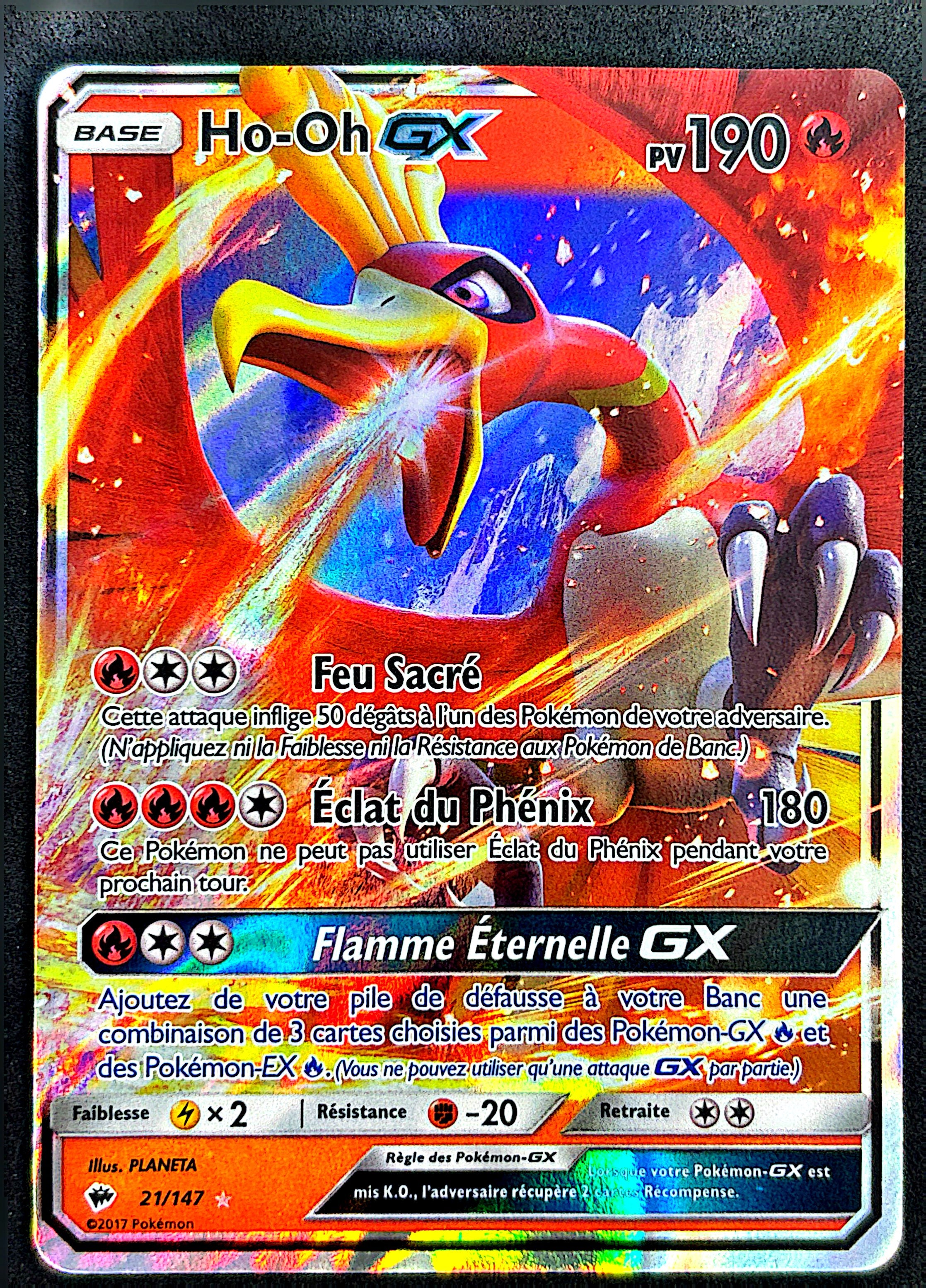 Ho-Oh GX 21/147 Ombres Ardentes | NM