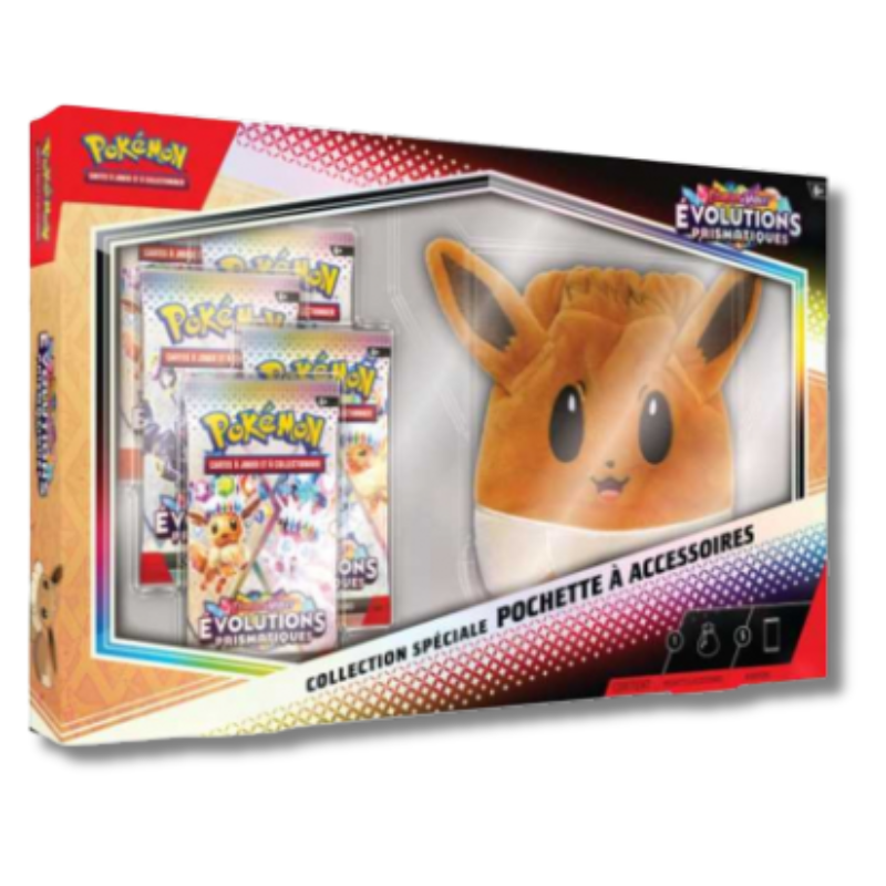 Coffret Pokémon Évolutions Prismatiques – Collection Spéciale Accessoires EV8.5