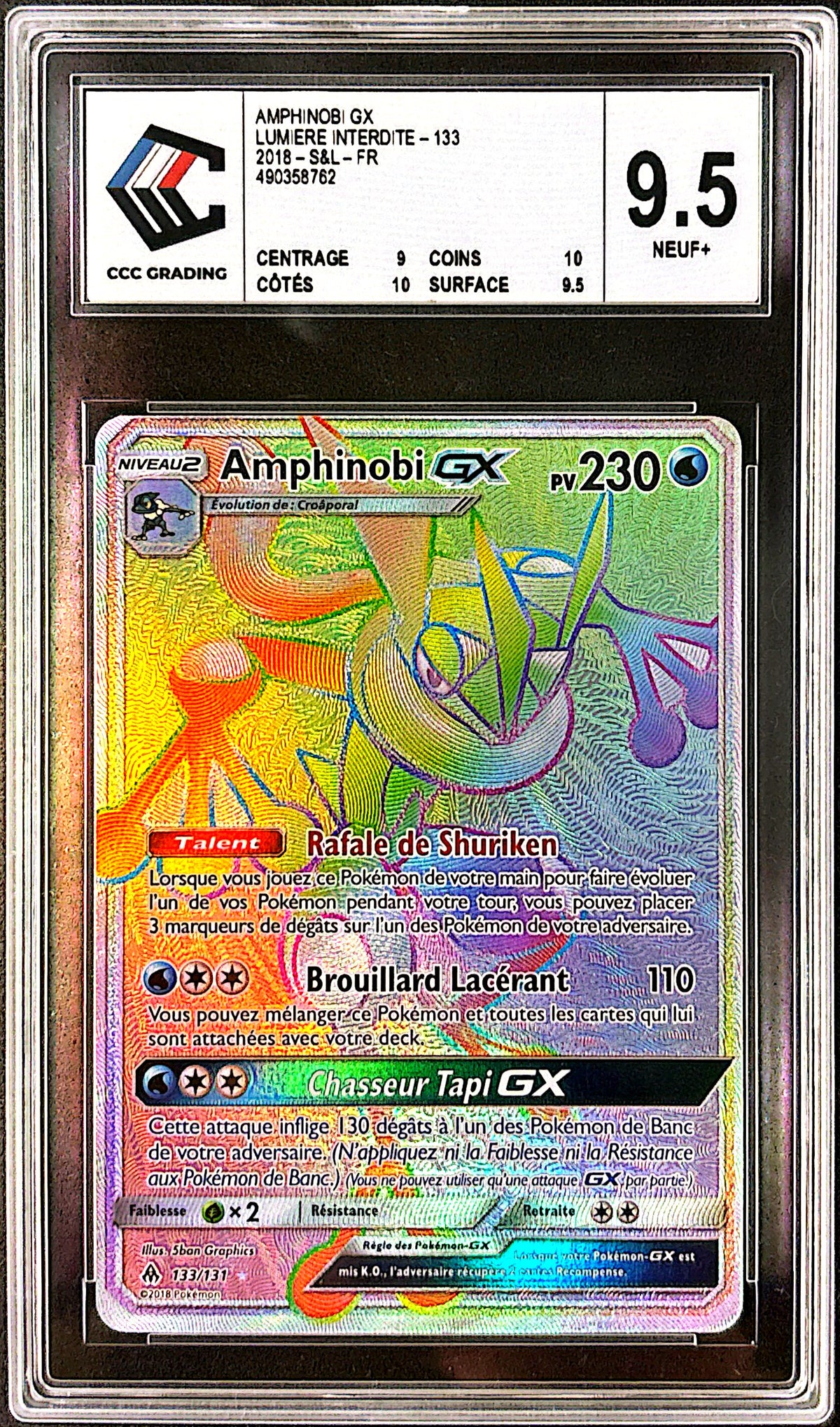 Amphinobi 133/131 Lumière interdite CCC 9.5
