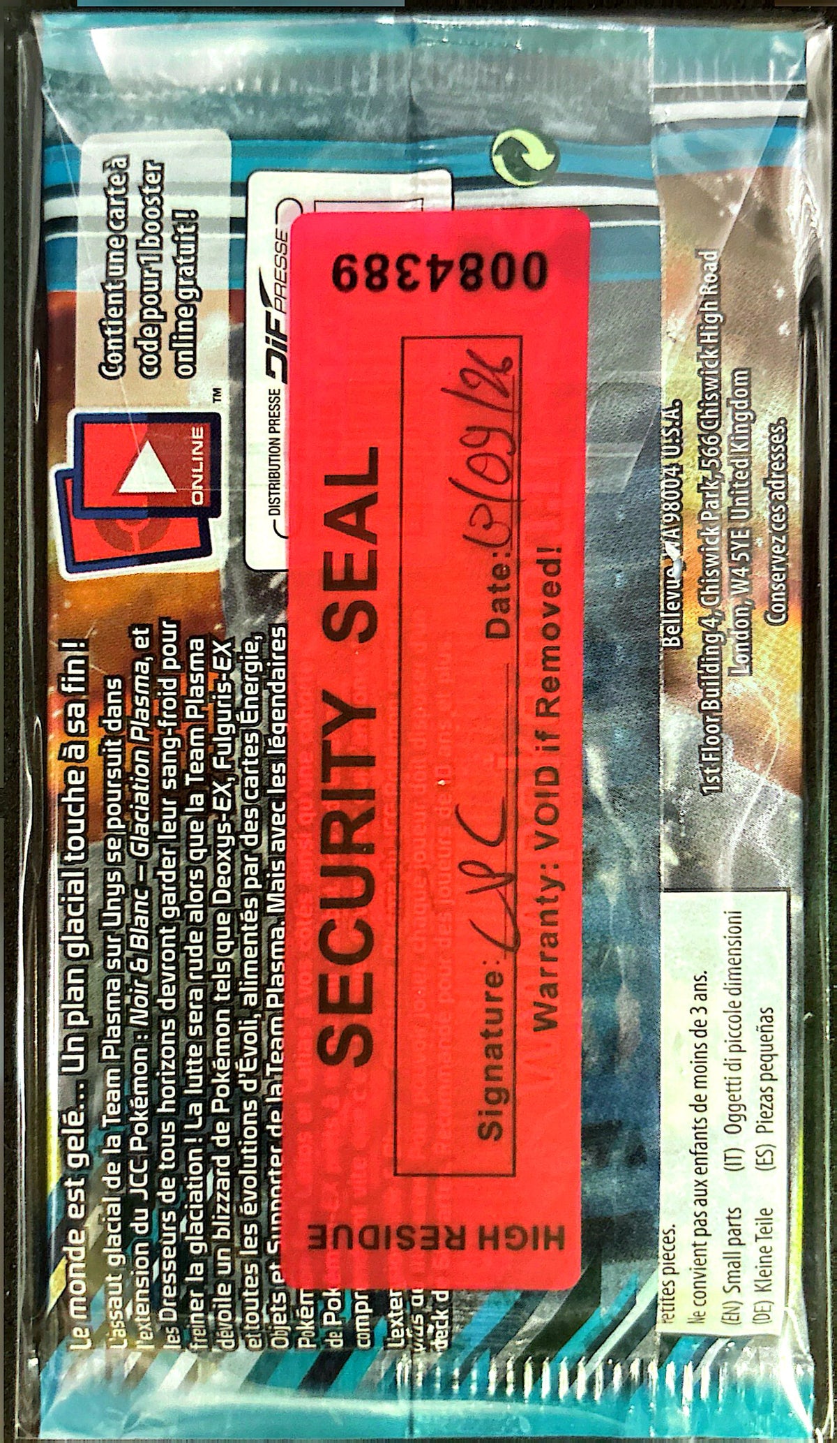 Booster Glaciation Plasma - Absol