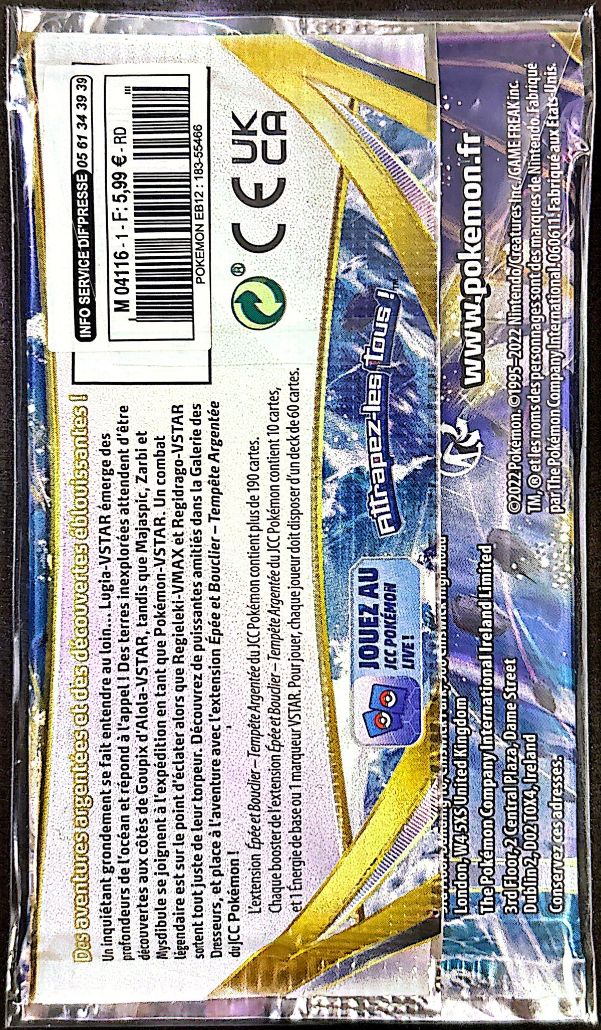 Booster Tempête argentée – Lugia