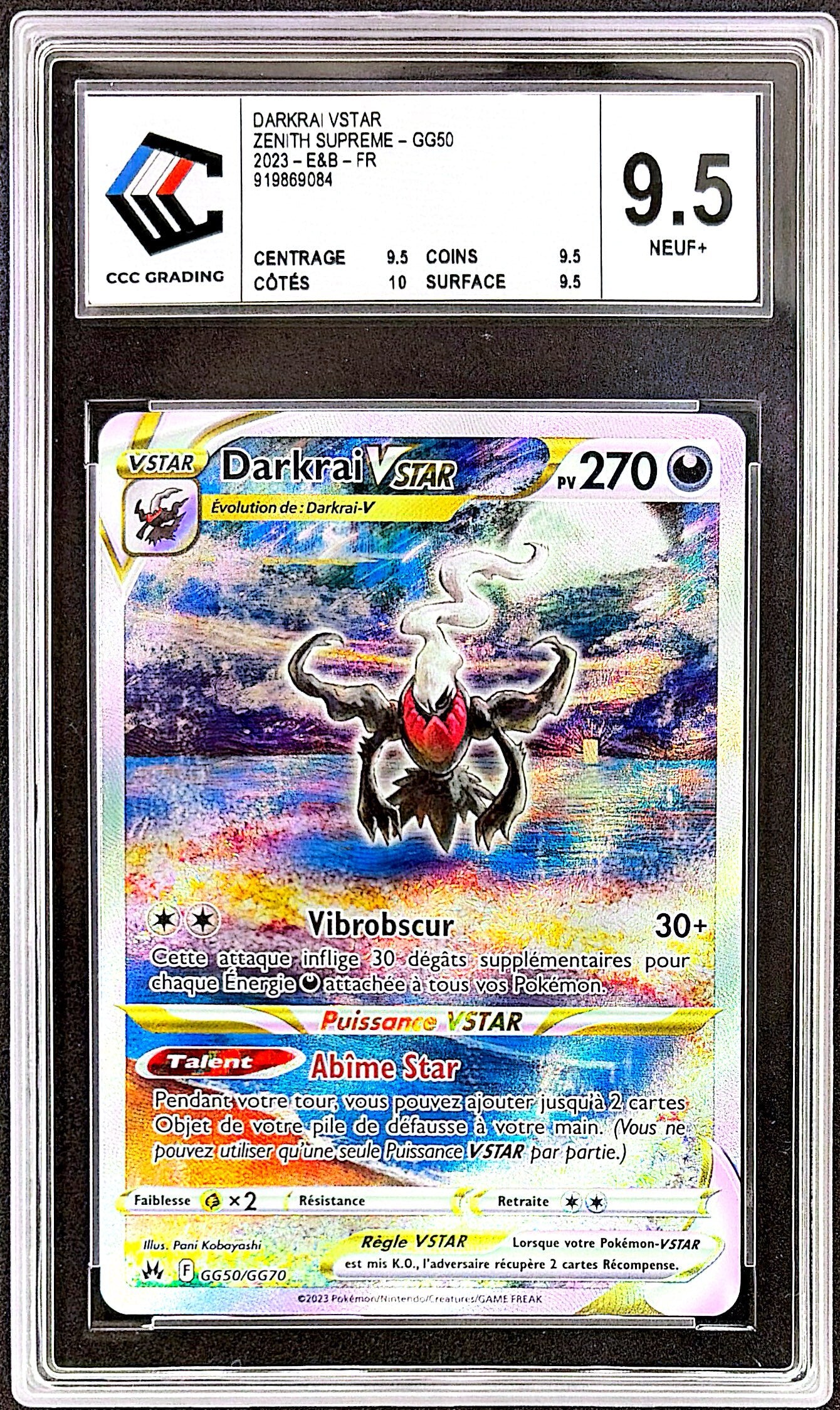 Darkrai-VSTAR GG50/GG70 - CCC 9.5