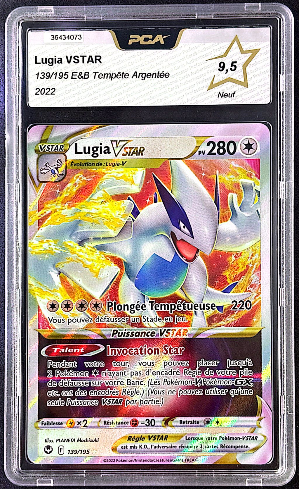 Lugia Vstar 139/195 PCA 9,5