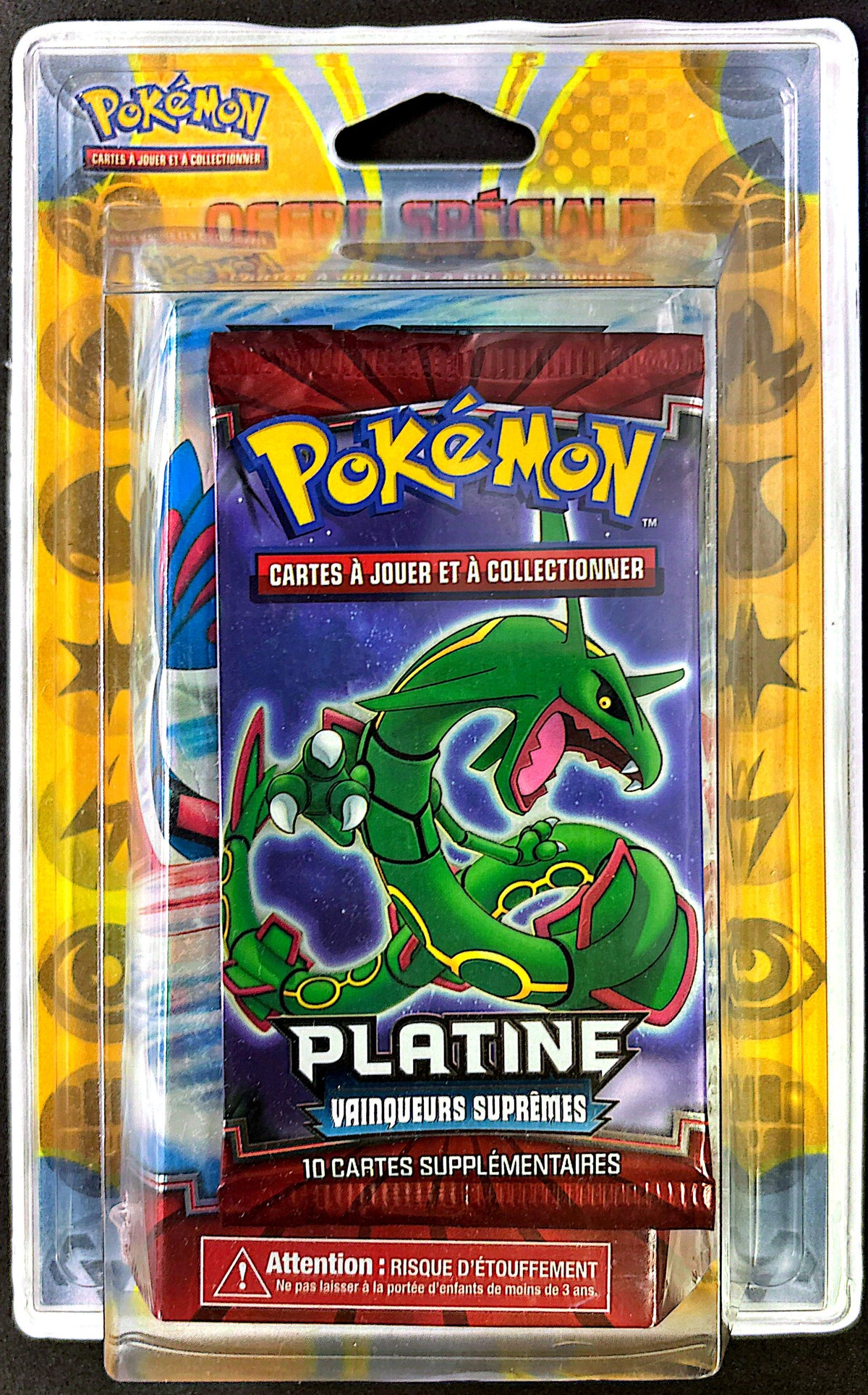 Deck à thème Déluge + Booster Platine Vainqueurs Suprêmes (Rayquaza)  | Neuf & Scellé