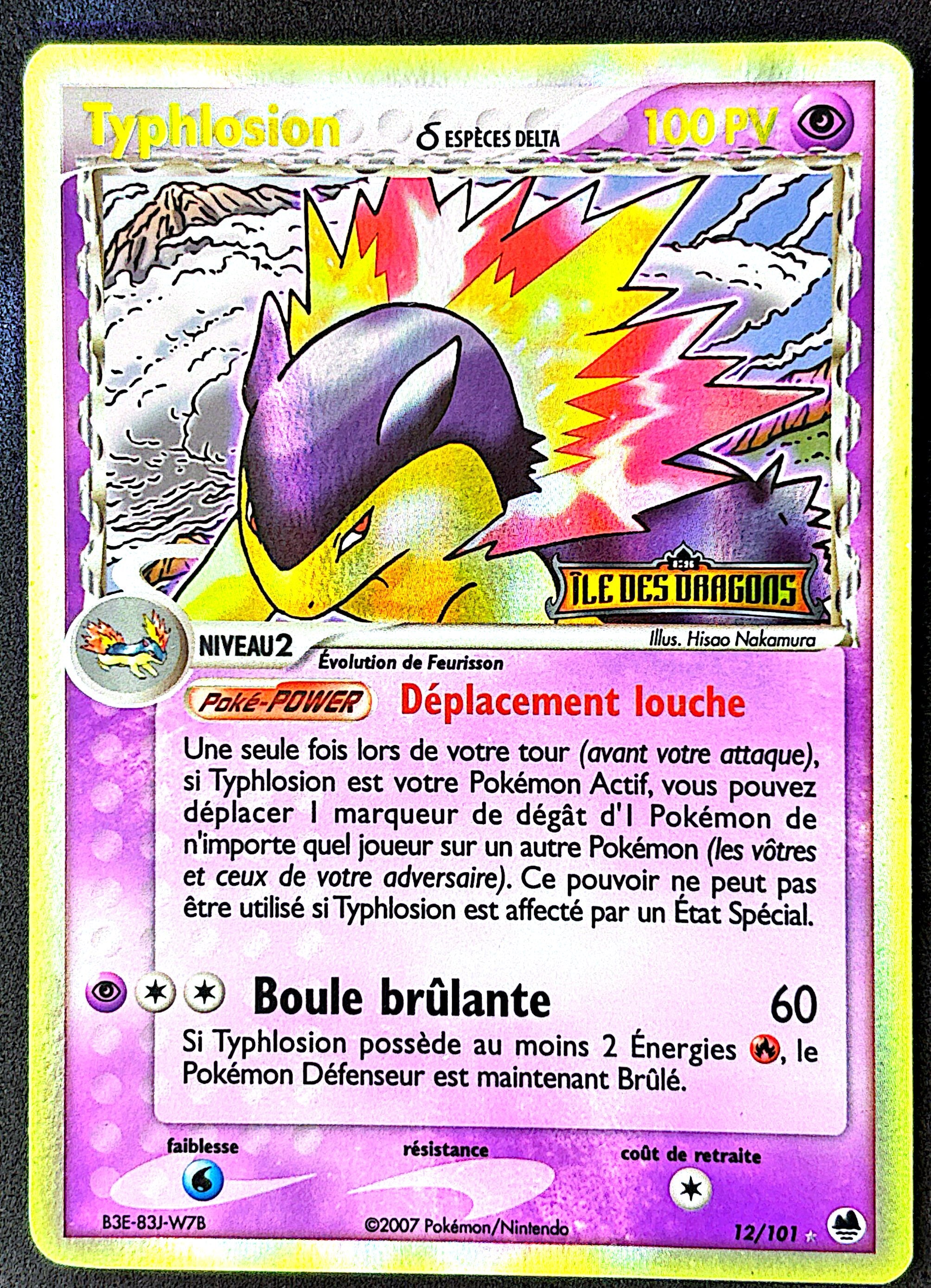 Typhlosion 12/101 île des Dragons | EXC+
