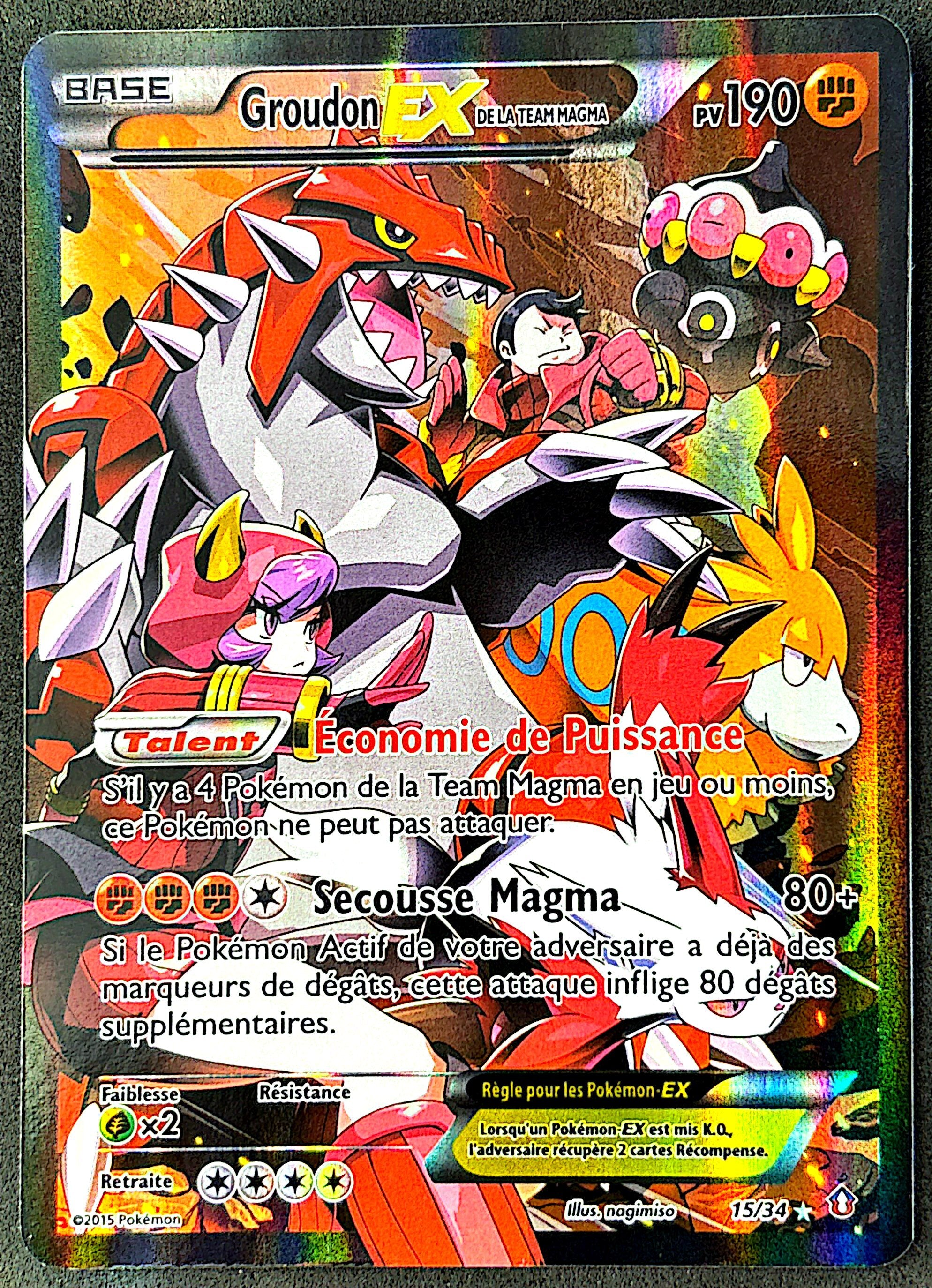Groudon EX 15/34 Double Danger | NM