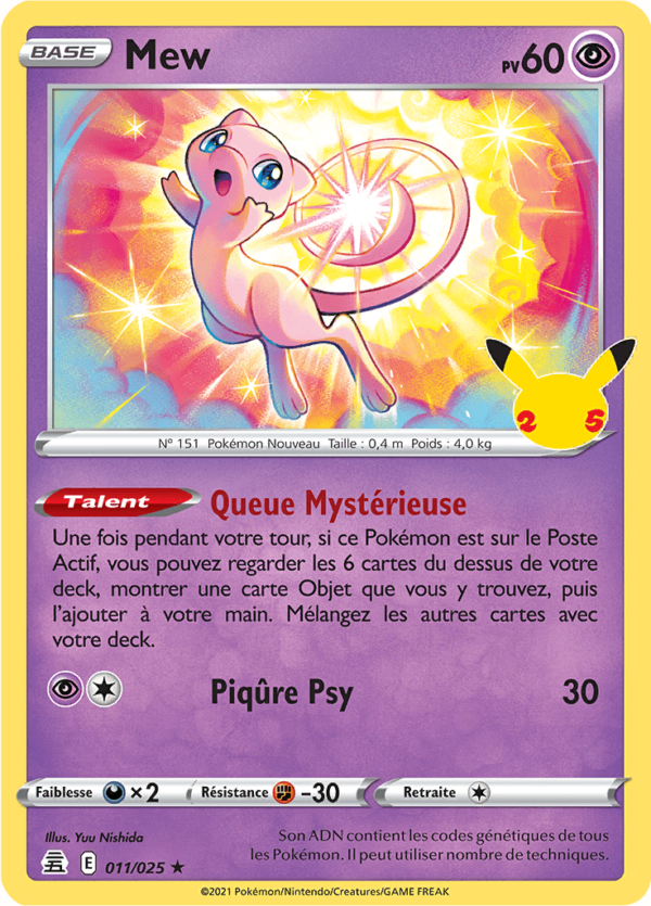 Mew 11/25 - Célébrations