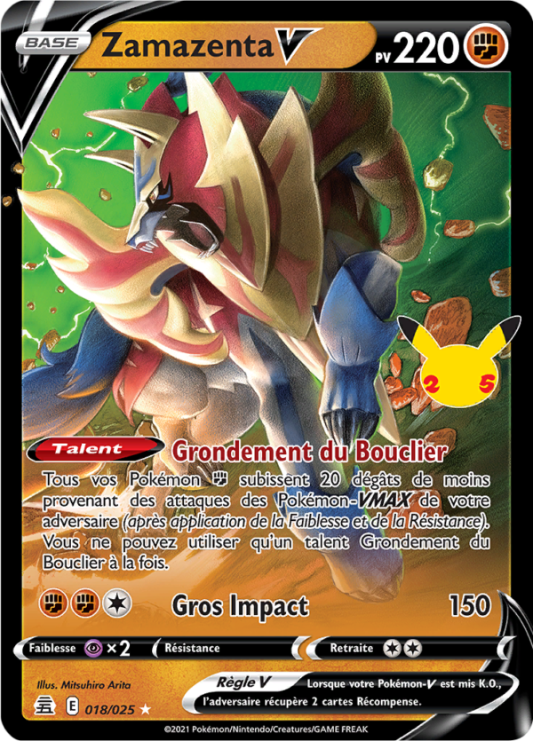 Zamazenta-V 18/25 - Célébrations