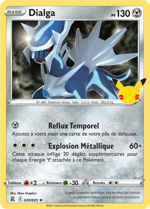 Dialga 20/25 - Célébrations