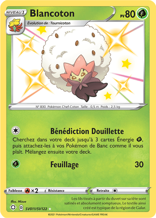 Blancoton SV11/sv122 - Destinées Radieuses