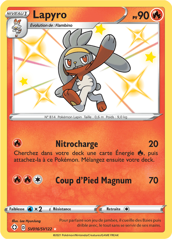 Lapyro SV16/sv122 - Destinées Radieuses