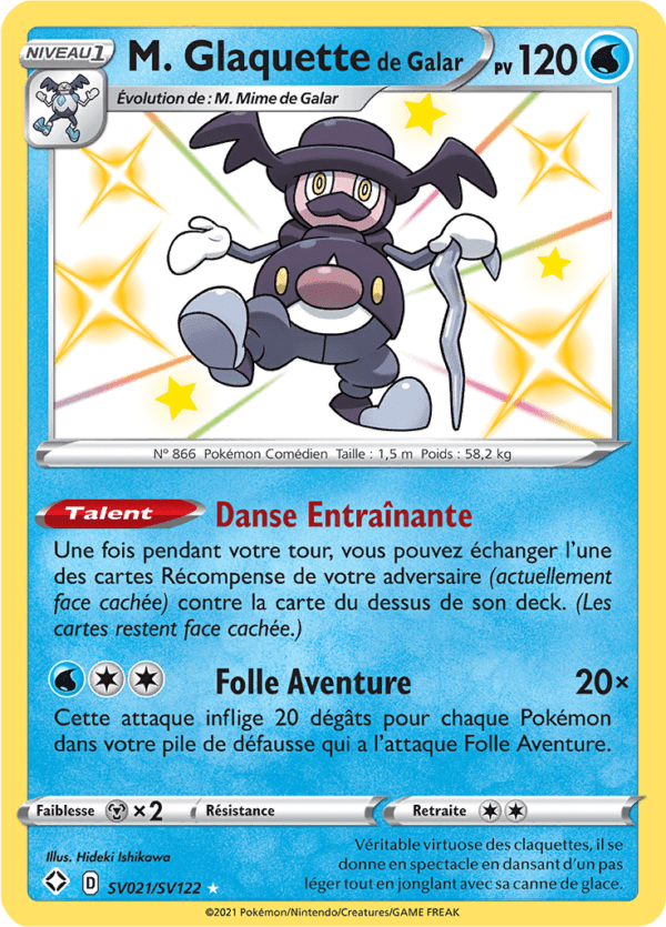 M. Glaquette de Galar SV21/sv122 - Destinées Radieuses