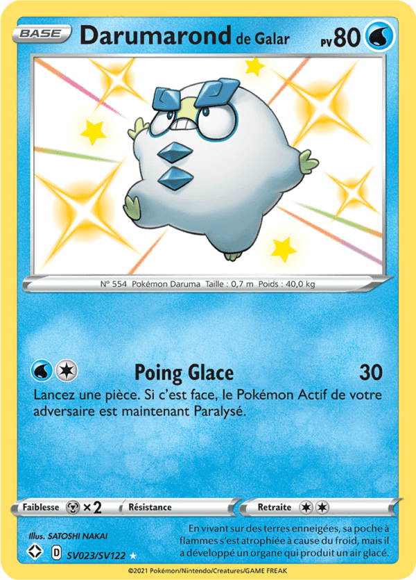 Darumarond de Galar SV23/sv122 - Destinées Radieuses