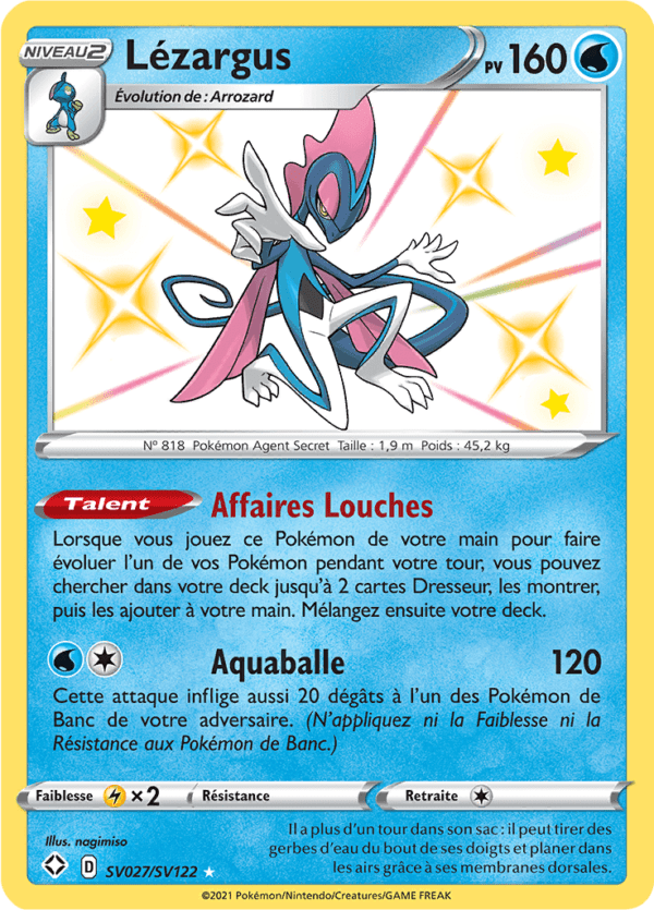 Lézargus SV27/sv122 - Destinées Radieuses