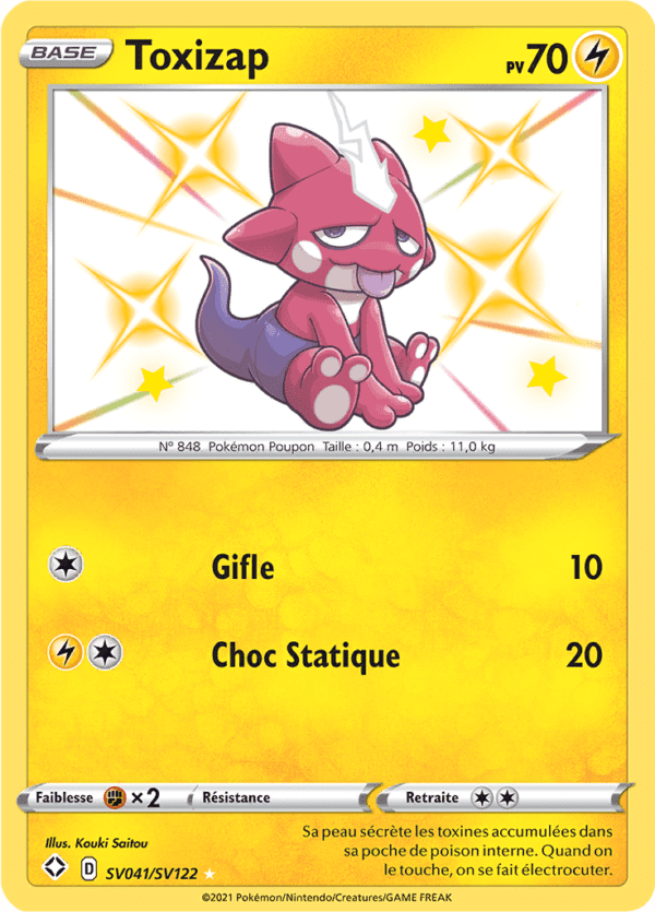 Toxizap SV41/sv122 - Destinées Radieuses
