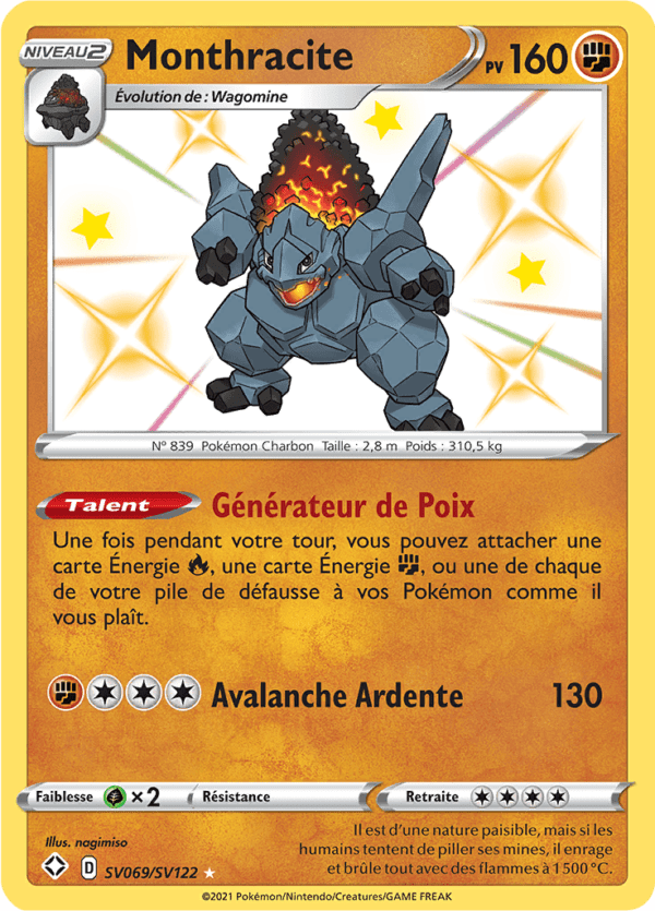 Monthracite SV69/sv122 - Destinées Radieuses