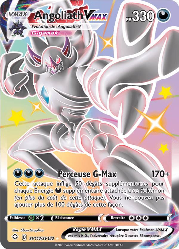 Angoliath-VMAX SV117/sv122 - Destinées Radieuses