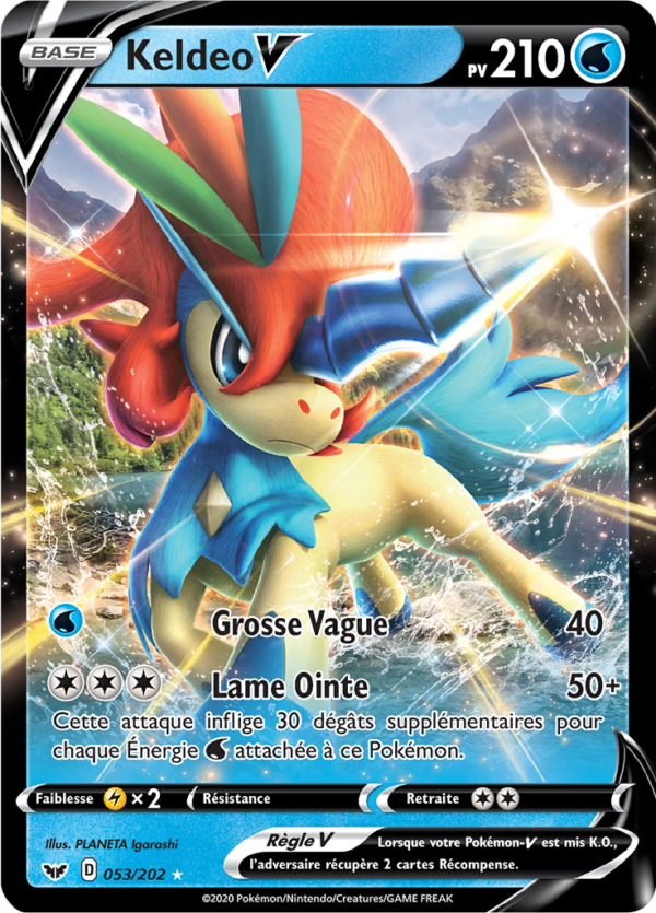 Keldeo-V 053/202 - Épée et Bouclier