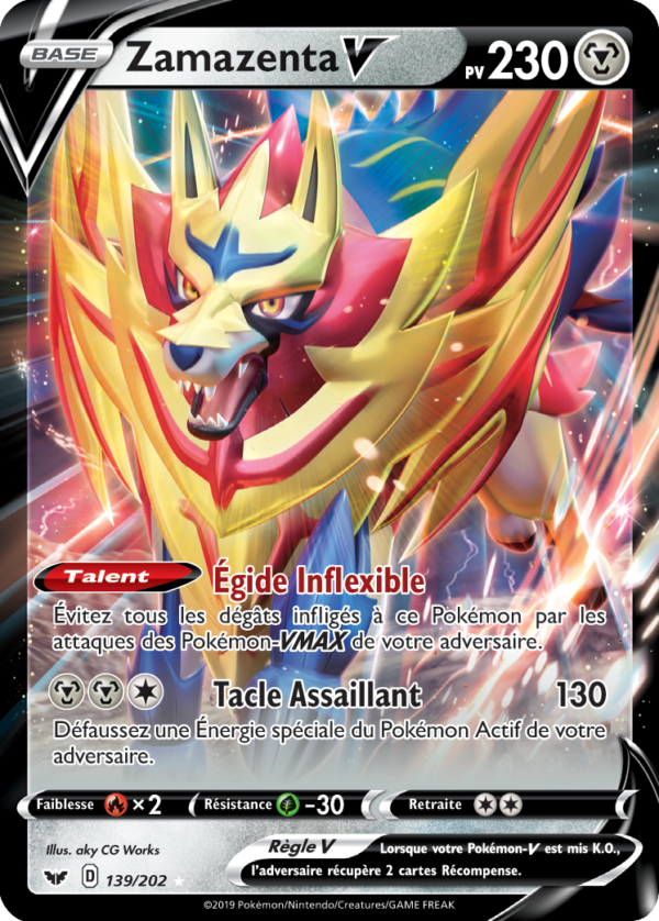 Zamazenta-V 139/202 - Épée et Bouclier
